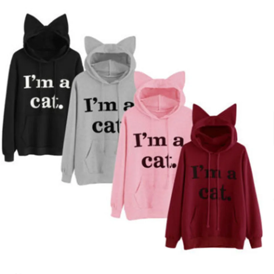 2021 New Kangaroo Pocket Hoodie With Cat Ears Hoodie With Letters Drawstring Hoodies With Print Cute Clothes Harajuku Fashion
2021 New Kangaroo Pocket Hoodie With Cat Ears Hoodie With Letters Drawstring Hoodies With Print Cute Clothes Harajuku Fashion
