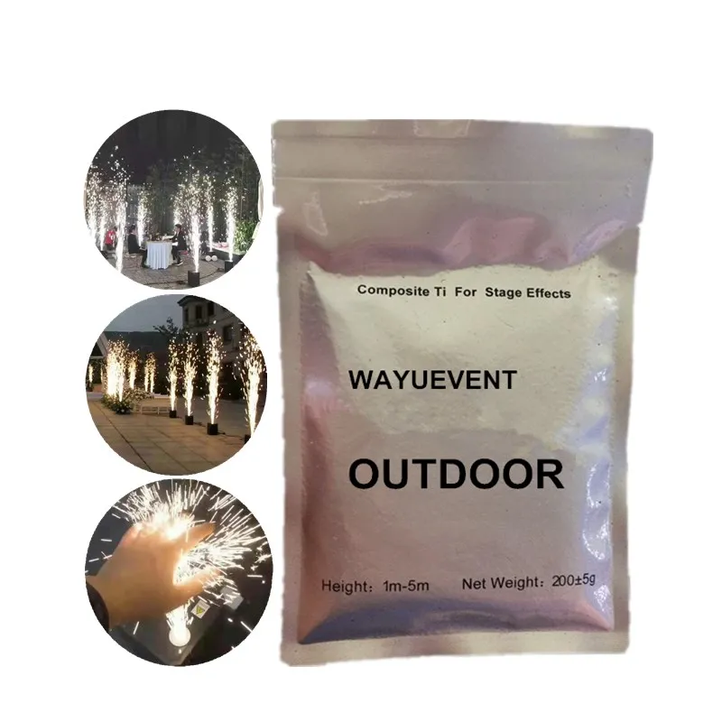 Холодный порошок искры Ti 200 г/пакет расходные материалы для холодного фейерверка в свадебном фонтане фейерверк MSDS титановый порошок 
Холодный порошок искры Ti 200 г/пакет расходные материалы для холодного фейерверка в свадебном фонтане фейерверк MSDS титановый порошок