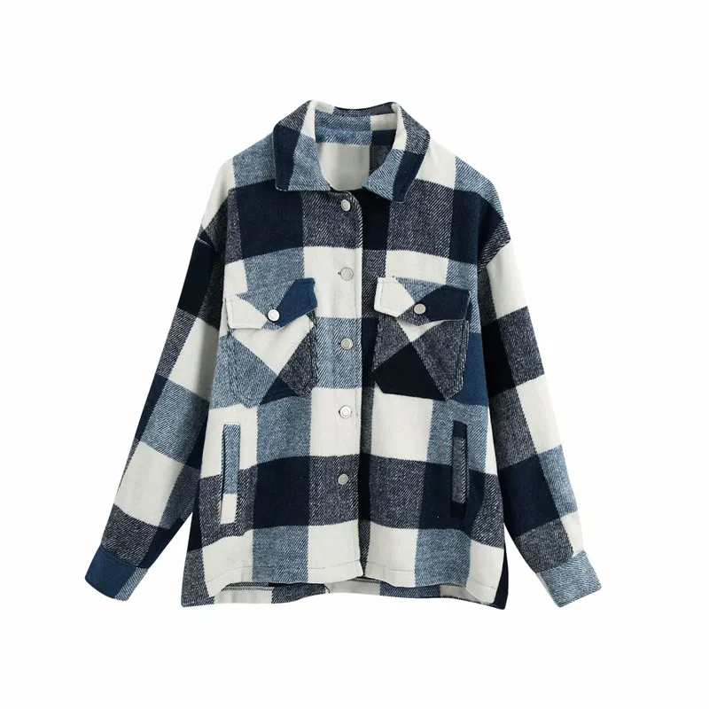 Evfere 2020 New Fashion Ladies Plaid Loose Long Shirt Jackets Women Stylish Long Sleeve Woolen Oversize Jacket Outwear Femme
Evfere 2020 New Fashion Ladies Plaid Loose Long Shirt Jackets Women Stylish Long Sleeve Woolen Oversize Jacket Outwear Femme