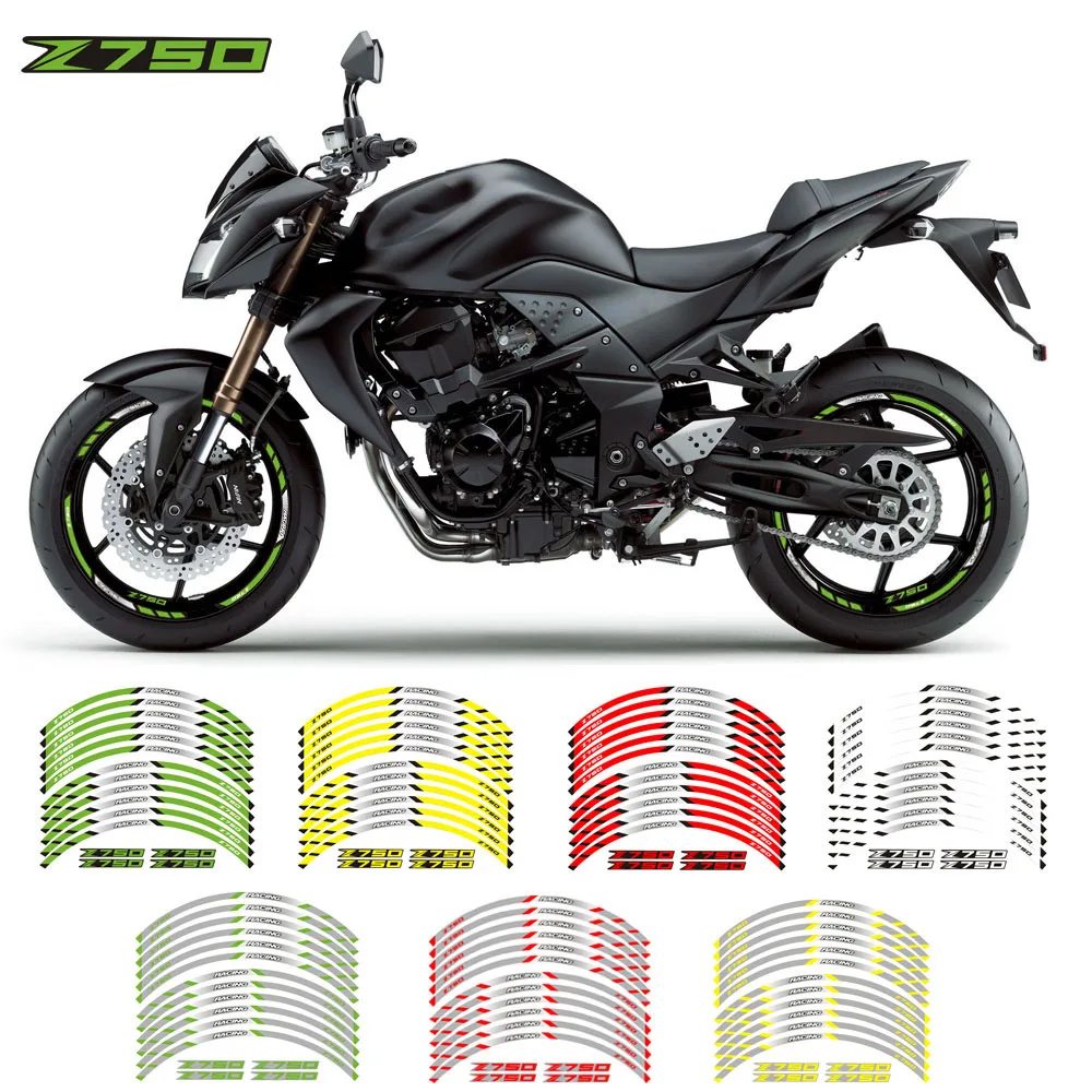 12 Strips Racing Personality Motorcycle Accessories Wheel Hub Decals Reflective Stickers Outer Rim For KAWASAKI Z750 z750
12 Strips Racing Personality Motorcycle Accessories Wheel Hub Decals Reflective Stickers Outer Rim For KAWASAKI Z750 z750