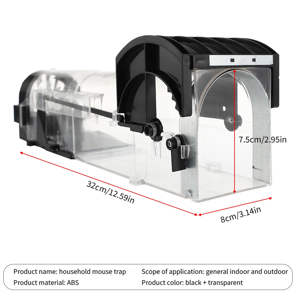 1/2 Pcs Reusable Mouse Trap For Mice Catcher Automatic Rat Traps Quick Trigger Mouse Catcher Cage Household Kitchen Supplies
1/2 Pcs Reusable Mouse Trap For Mice Catcher Automatic Rat Traps Quick Trigger Mouse Catcher Cage Household Kitchen Supplies