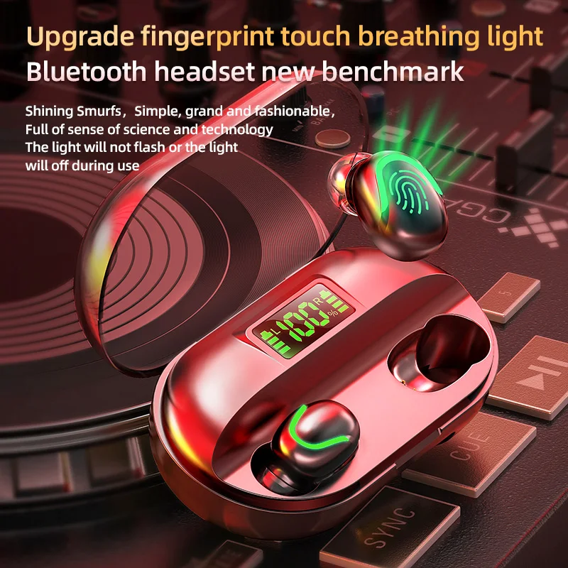 Mini TWS Bluetooth 5.0 Wireless Digital Display Stereo Earphones Earbuds Wireless Headphones 2200mah Charging Box Headsets New
Mini TWS Bluetooth 5.0 Wireless Digital Display Stereo Earphones Earbuds Wireless Headphones 2200mah Charging Box Headsets New