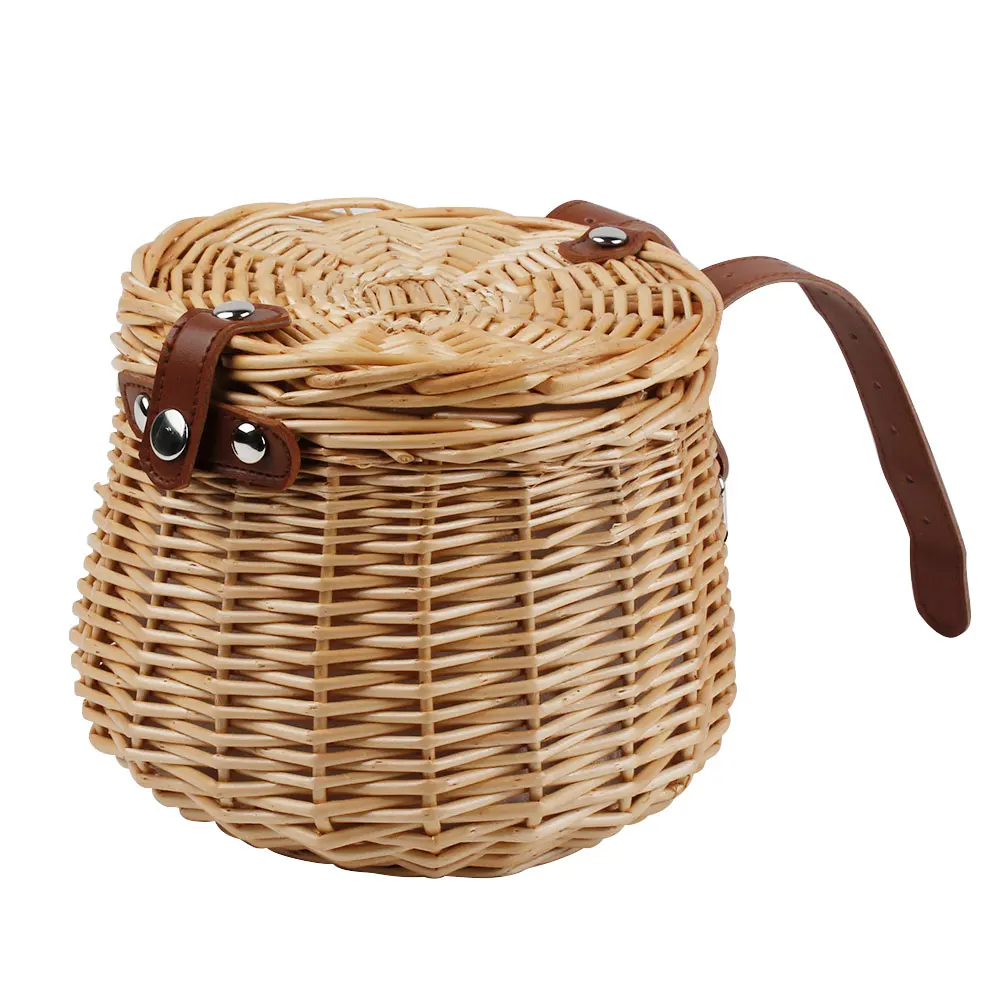 Children Vintage Rattan Bicycle Baskets With Lids Bicycle Balance Baskets Bike Scooter Basket Kids Bike Cart Cycling Accessories
Children Vintage Rattan Bicycle Baskets With Lids Bicycle Balance Baskets Bike Scooter Basket Kids Bike Cart Cycling Accessories