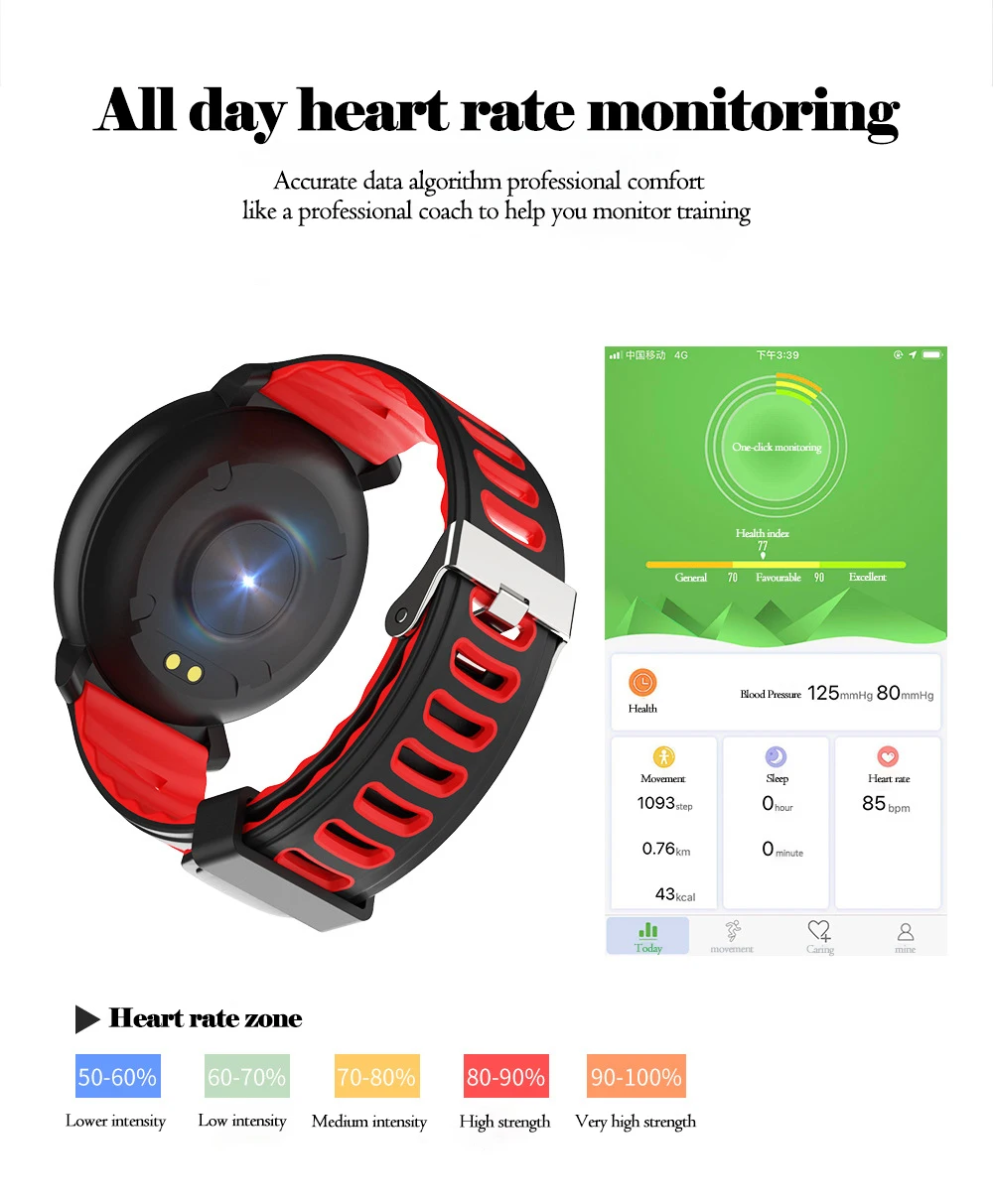 Waterproof Smart Watch High-End NORDIC Full Touch Men Women Health Monitoring New ST1 Sports Bracelet For Android ios
Waterproof Smart Watch High-End NORDIC Full Touch Men Women Health Monitoring New ST1 Sports Bracelet For Android ios