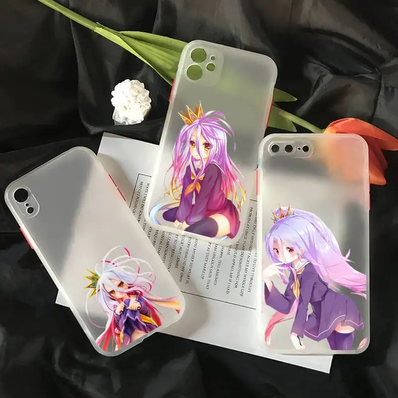 anime No Game NO Life Phone Case matte transparent For iphone 7 8 11 12 plus mini x xs xr pro max cover
anime No Game NO Life Phone Case matte transparent For iphone 7 8 11 12 plus mini x xs xr pro max cover