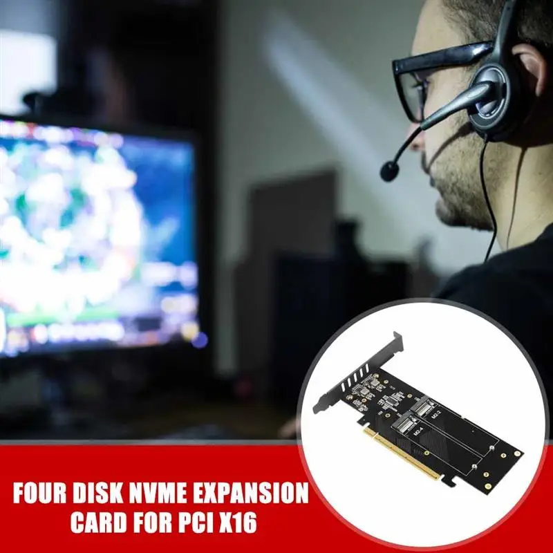 JEYI iHyper m.2 X16 TO 4X NVME PCIE3.0 GEN3 X16 TO 4 * NVME RAID CARD PCI-E VROC CARD RAID hyperm.2x16 M2X16 4X X4 NVME * 4 RAID
JEYI iHyper m.2 X16 TO 4X NVME PCIE3.0 GEN3 X16 TO 4 * NVME RAID CARD PCI-E VROC CARD RAID hyperm.2x16 M2X16 4X X4 NVME * 4 RAID