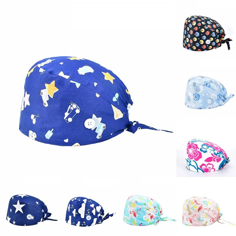 Nurse Doctor Hat Buckle Baotou Cap Medical Operating Room Hat Pure Cotton Fashion Surgical Cap Floral Pure Cotton Work Cap
Nurse Doctor Hat Buckle Baotou Cap Medical Operating Room Hat Pure Cotton Fashion Surgical Cap Floral Pure Cotton Work Cap