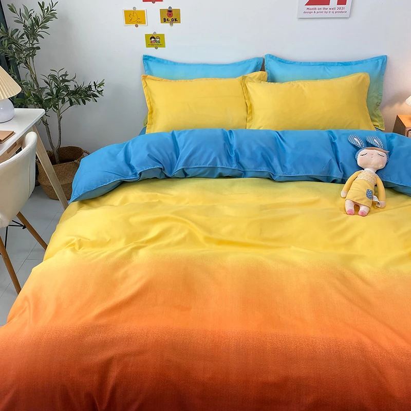 Home Bedding Set Duvet Cover Flat Sheet and Pillowcase Bed Linens Queen King Quilt Cover Bed Sheets Double Bedspread 220x240cm
Home Bedding Set Duvet Cover Flat Sheet and Pillowcase Bed Linens Queen King Quilt Cover Bed Sheets Double Bedspread 220x240cm