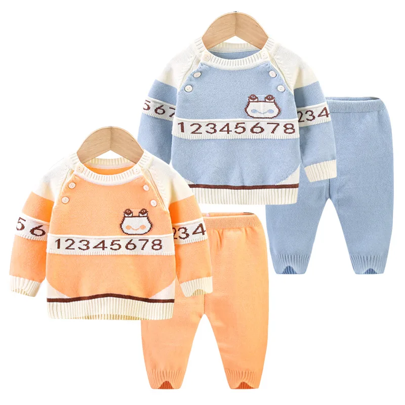 Newborn Clothes 2020 Autumn Winter Knitted Baby Sets 2pcs Lovely Cartoon Pullover Sweater+Pants Infant Boys Girls Sweater Suits
Newborn Clothes 2020 Autumn Winter Knitted Baby Sets 2pcs Lovely Cartoon Pullover Sweater+Pants Infant Boys Girls Sweater Suits