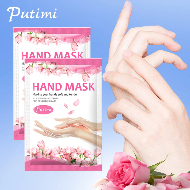 PUTIMI 5Pair Rose Essence Moisturizing Hand Mask Hydrating Whitening Hand Skin Care Spa Gloves Anti-Dry Rough Hand Care Masks
PUTIMI 5Pair Rose Essence Moisturizing Hand Mask Hydrating Whitening Hand Skin Care Spa Gloves Anti-Dry Rough Hand Care Masks