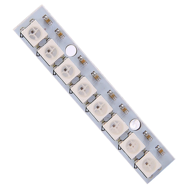 8 x WS2812B 5050 RGB Driving LED Lights Board Strip with 1 Pcs WS2812B SMD 5050 RGB LED Addressable Light String Board
8 x WS2812B 5050 RGB Driving LED Lights Board Strip with 1 Pcs WS2812B SMD 5050 RGB LED Addressable Light String Board