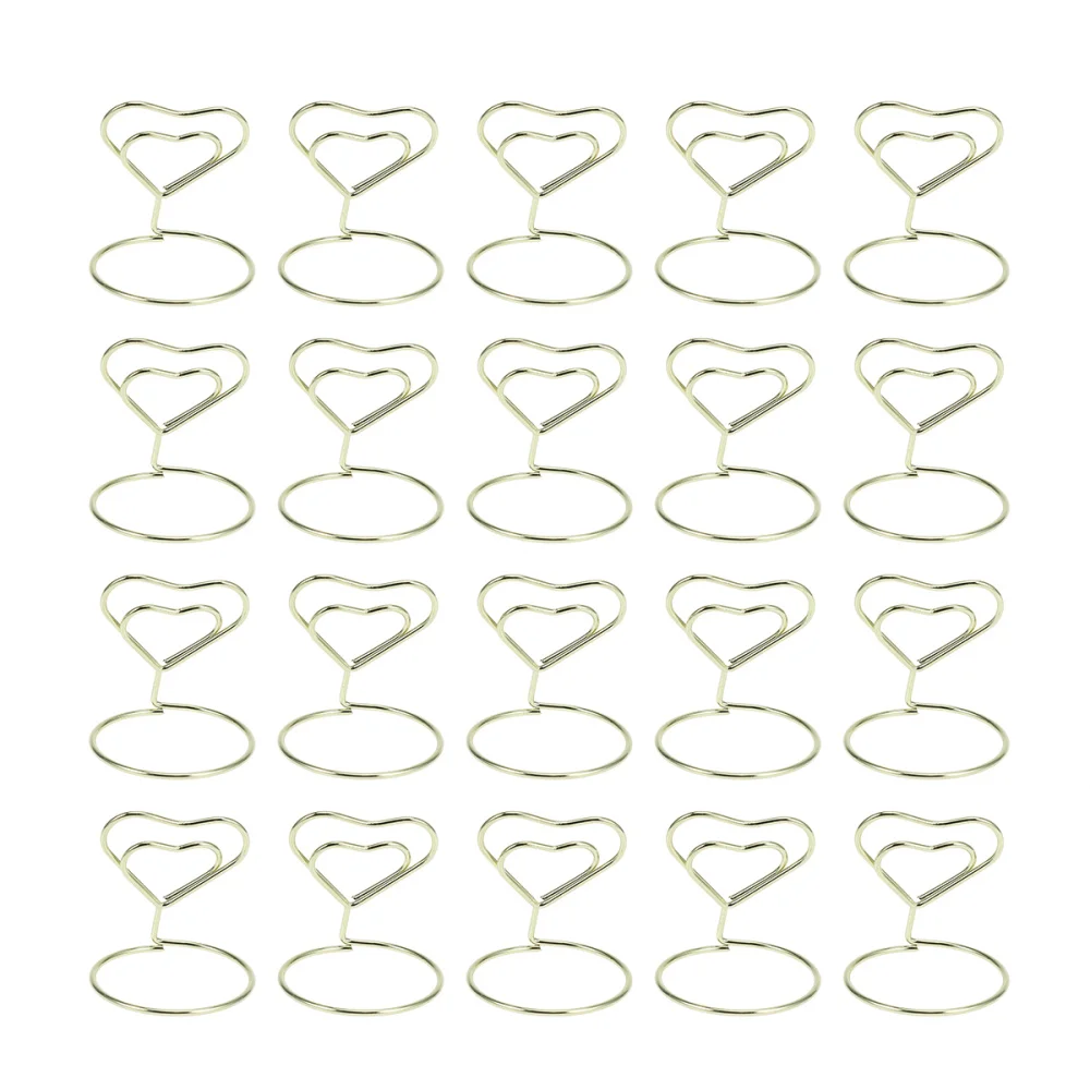 20pcs Decorative Heart Place Memo Holder Wire Table Number Holders with Base for Restaurant Wedding Banquet (Rose Gold)
20pcs Decorative Heart Place Memo Holder Wire Table Number Holders with Base for Restaurant Wedding Banquet (Rose Gold)