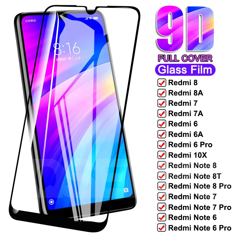 9D Защитное стекло для экрана Redmi 8 8A 7 7A 6 6A K20 K30 10X Pro для Xiaomi Redmi Note 8 8T 7 6 Pro, пленка из закаленного стекла
9D Защитное стекло для экрана Redmi 8 8A 7 7A 6 6A K20 K30 10X Pro для Xiaomi Redmi Note 8 8T 7 6 Pro, пленка из закаленного стекла