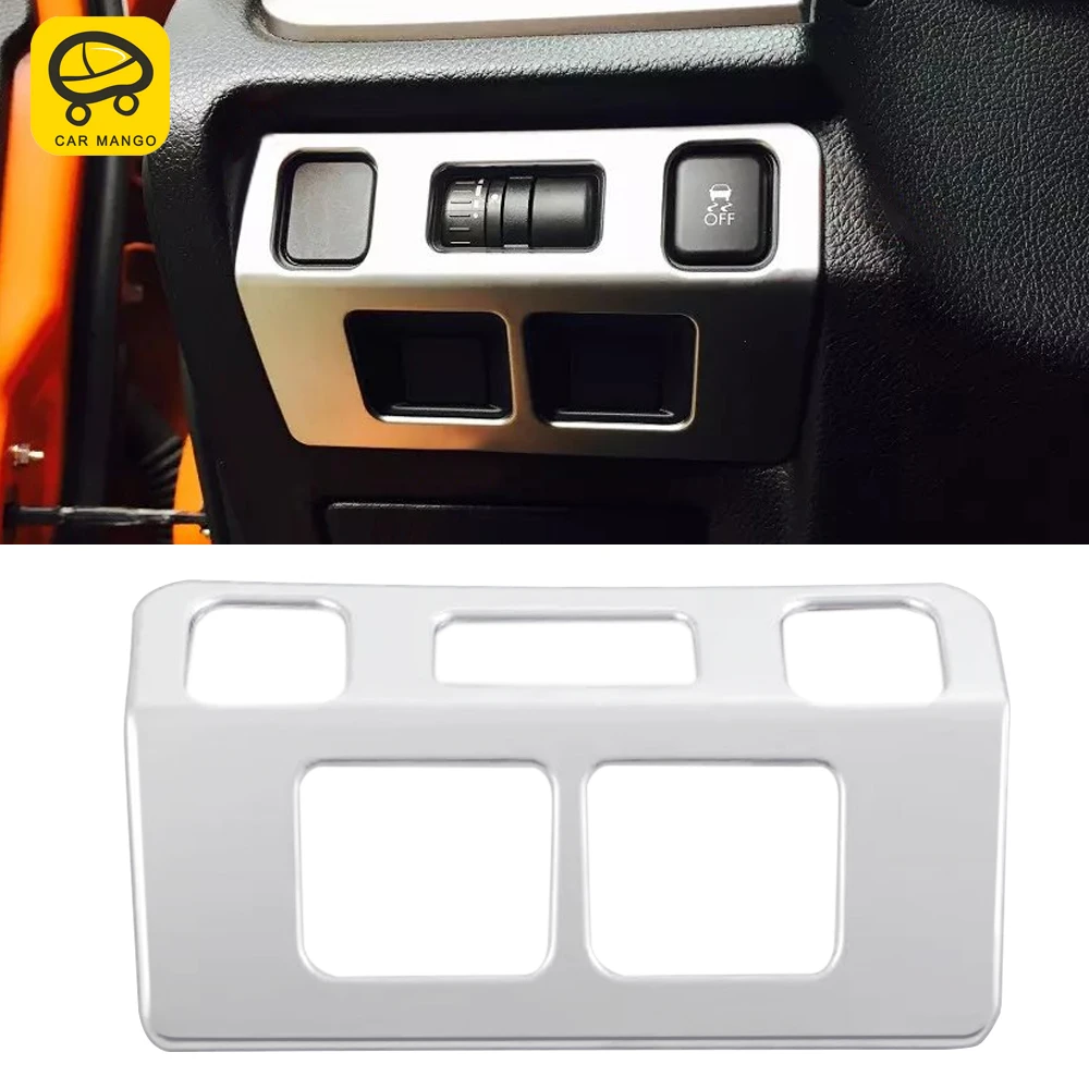 CarMango для Subaru XV Crosstrek 2013-2017 автомобильные аксессуары кнопка управления фары Панель рамка отделка крышка наклейка украшение
CarMango для Subaru XV Crosstrek 2013-2017 автомобильные аксессуары кнопка управления фары Панель рамка отделка крышка наклейка украшение