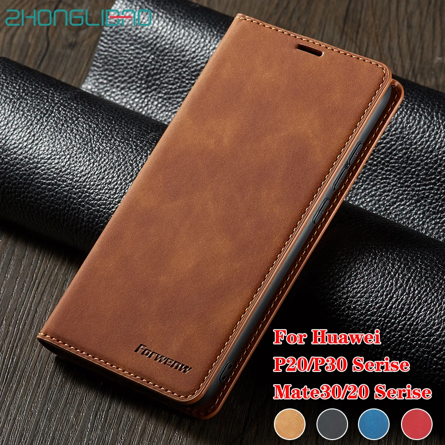 Роскошный флип чехол для телефона Huawei Mate 30 20 P40 P30 P20 Pro Lite Funda P Smart Plus + 2019 кожаный