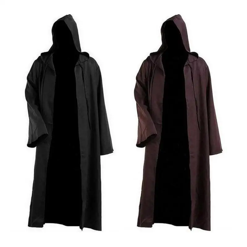 Men Soft Star War Bathrobe Jedi Hooded Bathrobe Cloak Halloween Cosplay Costume Black Brown
Men Soft Star War Bathrobe Jedi Hooded Bathrobe Cloak Halloween Cosplay Costume Black Brown