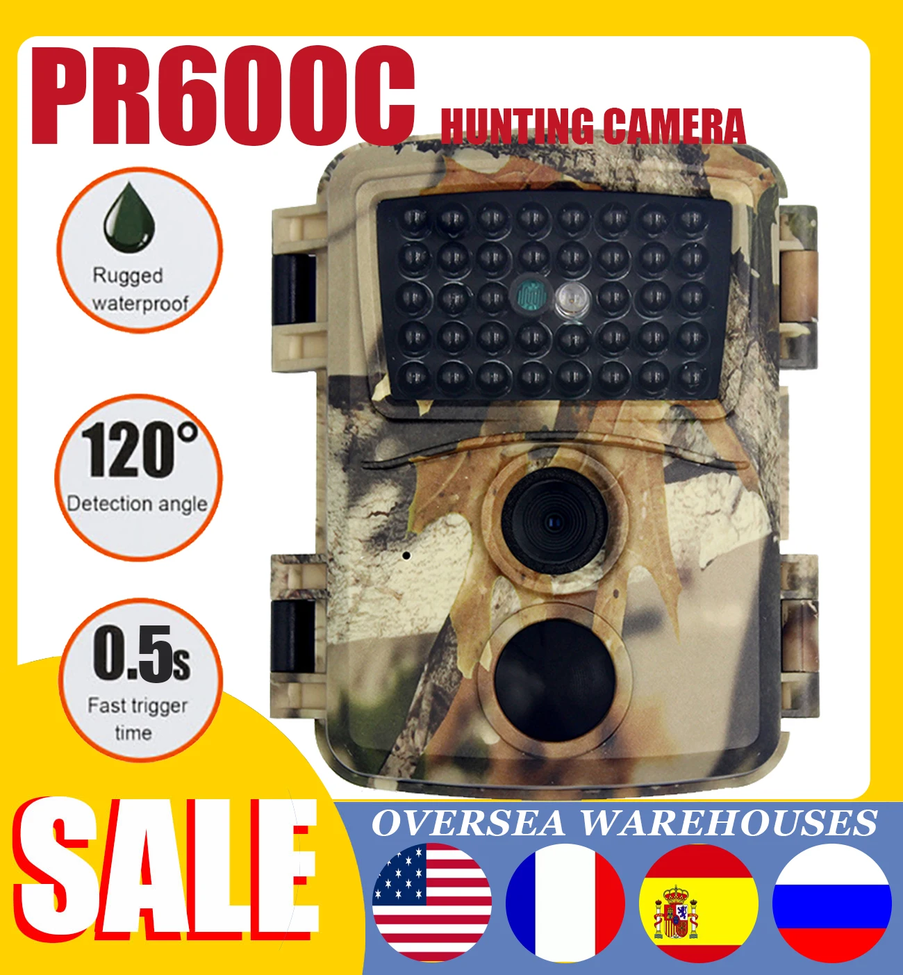 Охотничья камера для дикой природы PR600 12MP 1080P PIR ИК-камера для скаутинга наружная камера ночного видения водонепроницаемый широкоугольный о...
Охотничья камера для дикой природы PR600 12MP 1080P PIR ИК-камера для скаутинга наружная камера ночного видения водонепроницаемый широкоугольный о...