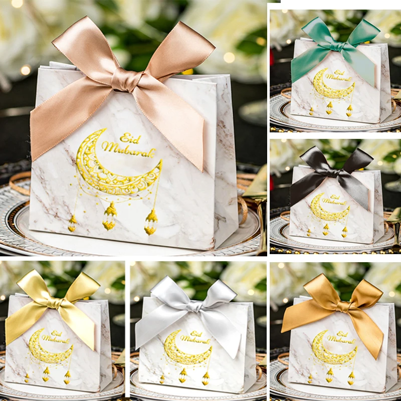 Набор сладостей Eid Mubarak, бумажная упаковка, подарочный пакет, Подарочная коробка для вечерние Ринок, мусульманские товары для мусульманской ...
Набор сладостей Eid Mubarak, бумажная упаковка, подарочный пакет, Подарочная коробка для вечерние Ринок, мусульманские товары для мусульманской ...