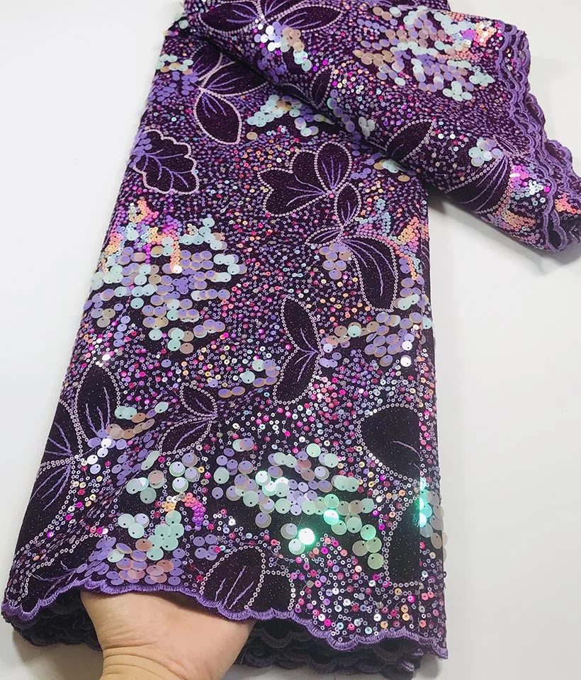 Shiny Purple Color Sequins Fabric 2021 High Quality Gold Line French Mesh For Sewing Clothes Sequins Nigerian Net Lace Fabrics
Shiny Purple Color Sequins Fabric 2021 High Quality Gold Line French Mesh For Sewing Clothes Sequins Nigerian Net Lace Fabrics