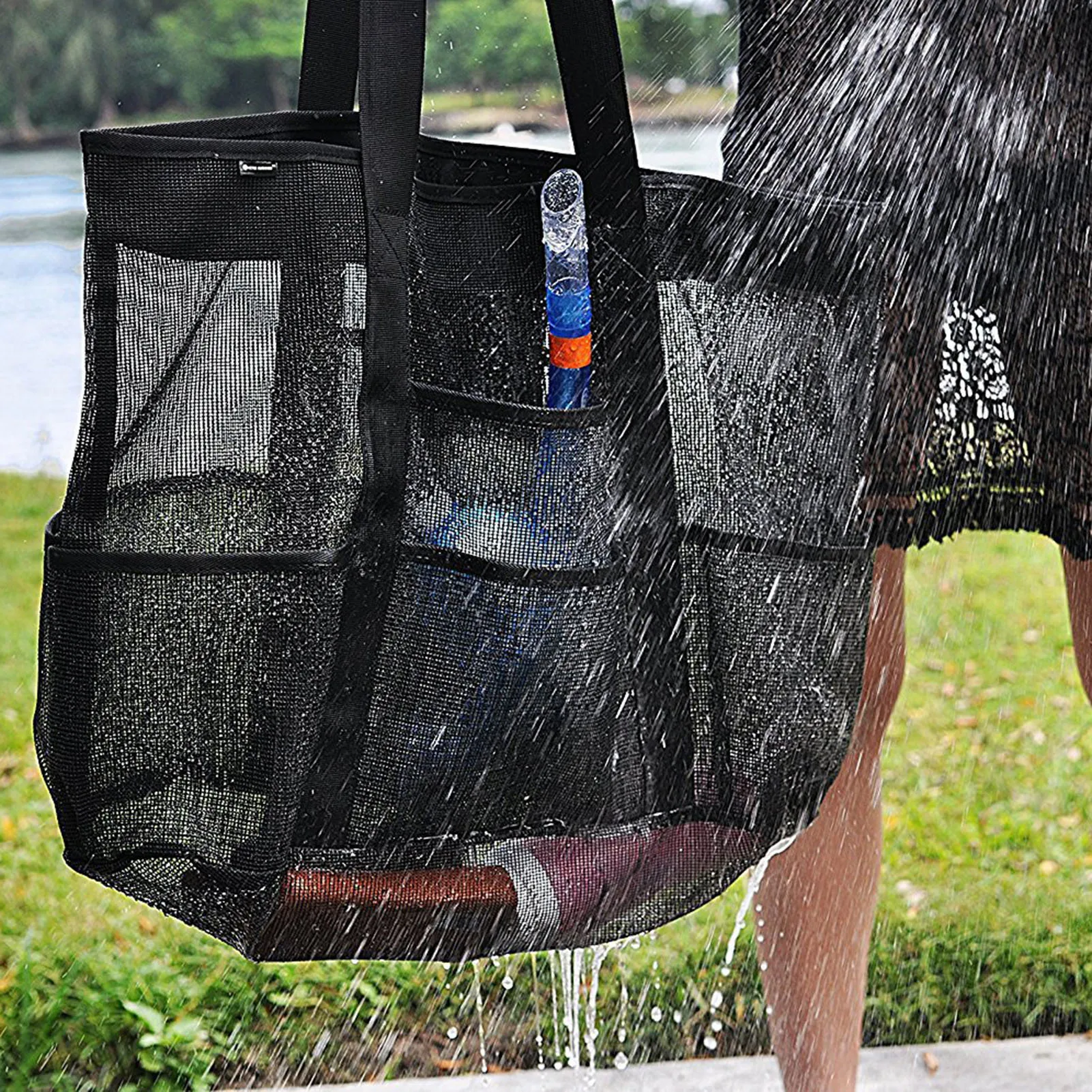 High Capacity Women Beach Bag Summer Swimming Travel Transparent Mesh Storage Tote Large Picnic Beach Bags Dropshipping
High Capacity Women Beach Bag Summer Swimming Travel Transparent Mesh Storage Tote Large Picnic Beach Bags Dropshipping