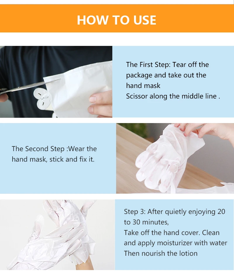 10-3Pairs Hand Mask Gloves Exfoliating Calluses Dead Skin Whitening Hand Mask Moisturizing Mask for Hands Skin Care Spa Gloves
10-3Pairs Hand Mask Gloves Exfoliating Calluses Dead Skin Whitening Hand Mask Moisturizing Mask for Hands Skin Care Spa Gloves