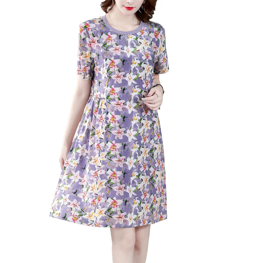 Fashion Vintage Purple Mulberry Silk Midi Dress 2021 Summer 4XL Plus Size Print Runway Dress Elegant Women Bodycon Party Vestido
Fashion Vintage Purple Mulberry Silk Midi Dress 2021 Summer 4XL Plus Size Print Runway Dress Elegant Women Bodycon Party Vestido