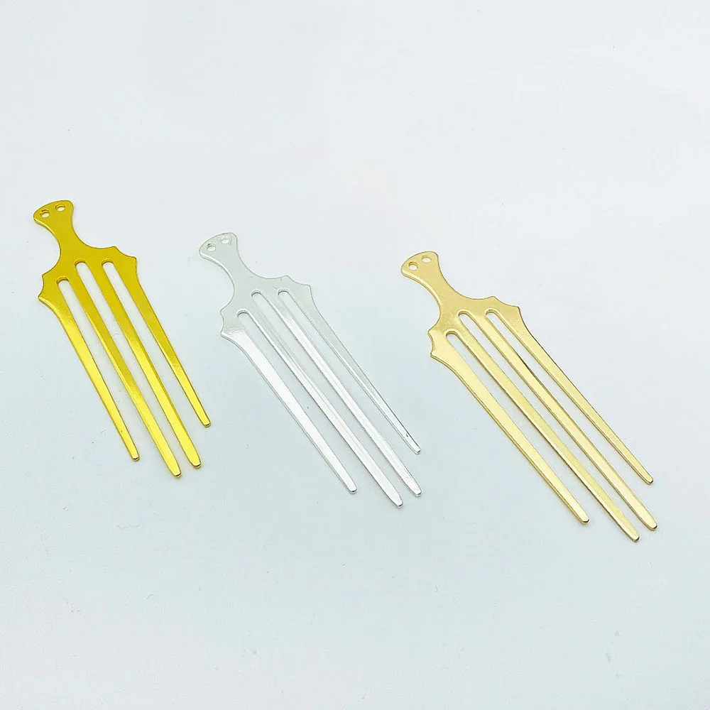 10PCS 2.8cm*9.3cm 4teeth Plain Metal Hair Stickes with Two Holes Sea King Hair Fork Hairpins Bronze combs for DIY Hairstyle
10PCS 2.8cm*9.3cm 4teeth Plain Metal Hair Stickes with Two Holes Sea King Hair Fork Hairpins Bronze combs for DIY Hairstyle