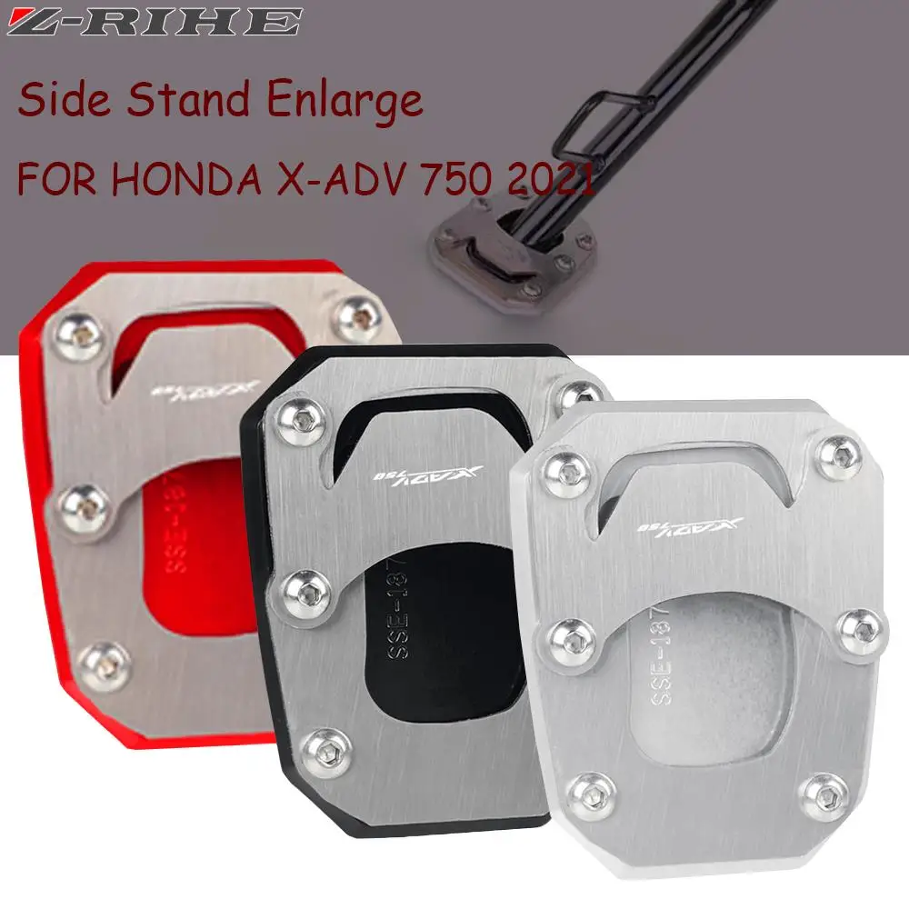 Motorcycle CNC Kickstand Foot Side Stand Extension Pad Support Plate Enlarge FOR HONDA X-ADV750 XADV750 XADV X-ADV 750 2021
Motorcycle CNC Kickstand Foot Side Stand Extension Pad Support Plate Enlarge FOR HONDA X-ADV750 XADV750 XADV X-ADV 750 2021