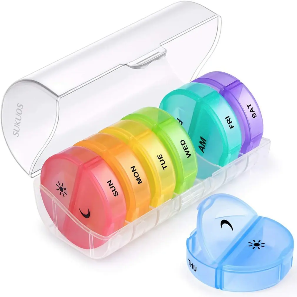 Weekly Medicine Storage Organizer Pill Box Holder Container Pill Case Medicine Tablet Portable Dispenser Organizer
Weekly Medicine Storage Organizer Pill Box Holder Container Pill Case Medicine Tablet Portable Dispenser Organizer