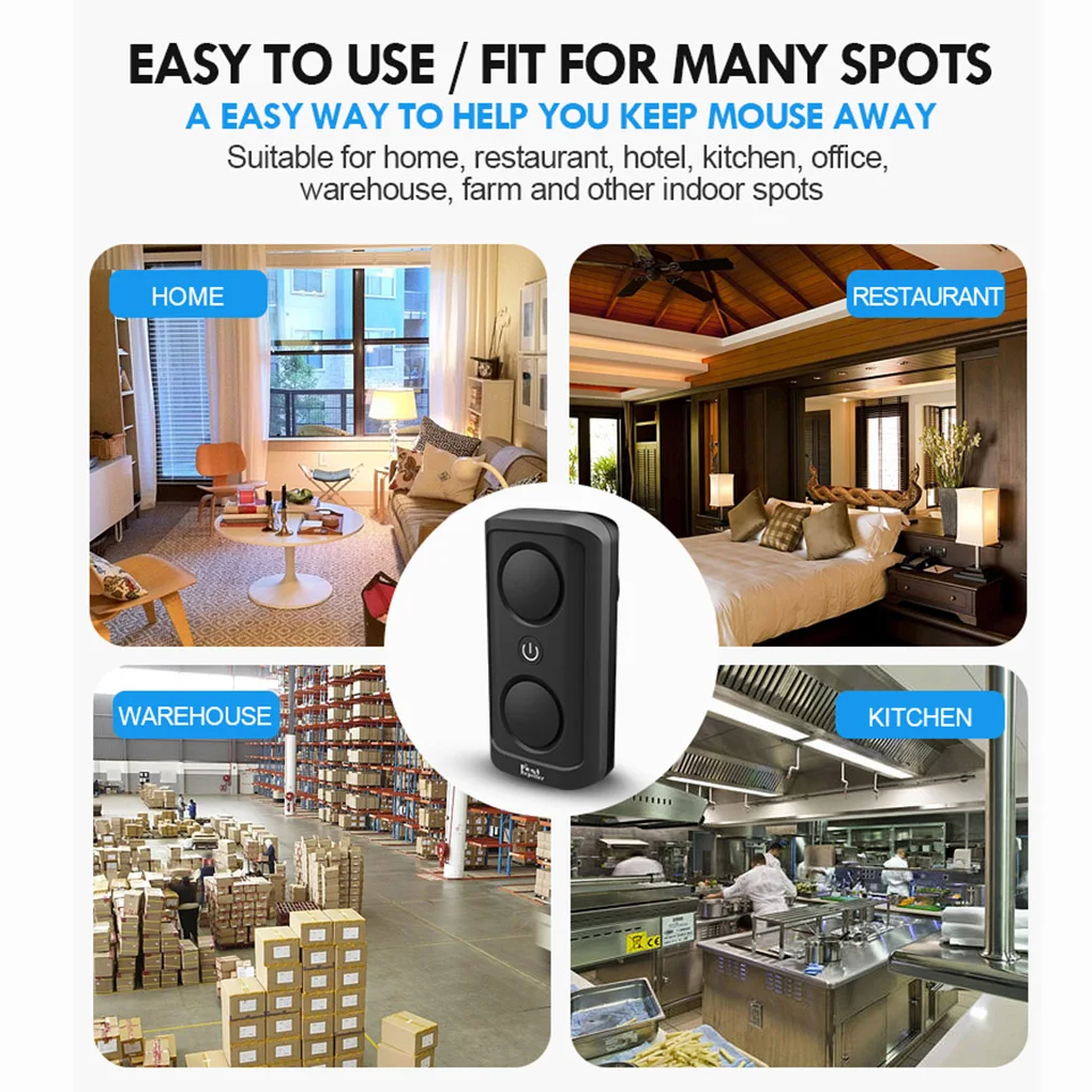 Ultrasonic Electronic Pest Control Rodent Rat Mouse Repeller Mice Mouse Repellent Anti Mosquito Mouse Repeller Rodent
Ultrasonic Electronic Pest Control Rodent Rat Mouse Repeller Mice Mouse Repellent Anti Mosquito Mouse Repeller Rodent