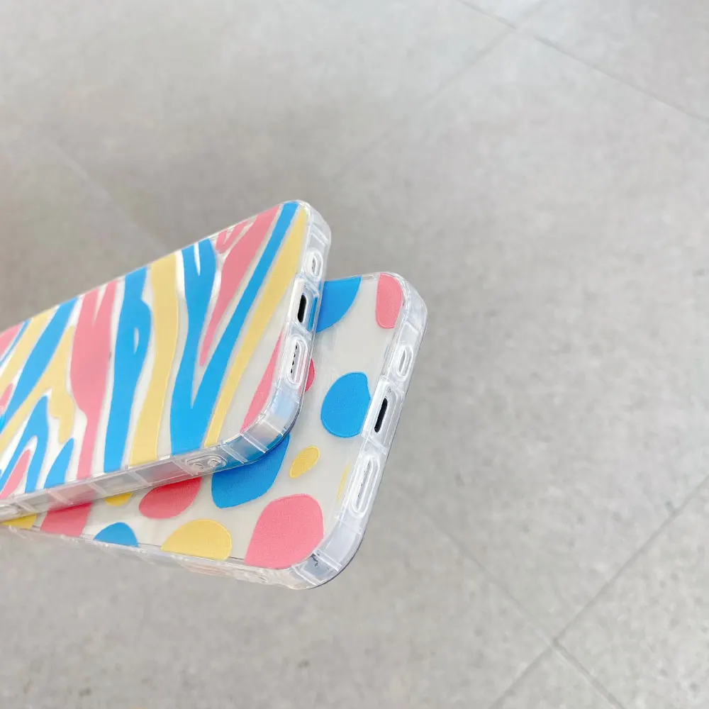 Colorful Milk Pattern Zebra Soft Phone Case for iphone 12 Pro 7 8Plus X XS XR MAX 11ProMax 12 MiNi Transparent Back cover fundas
Colorful Milk Pattern Zebra Soft Phone Case for iphone 12 Pro 7 8Plus X XS XR MAX 11ProMax 12 MiNi Transparent Back cover fundas