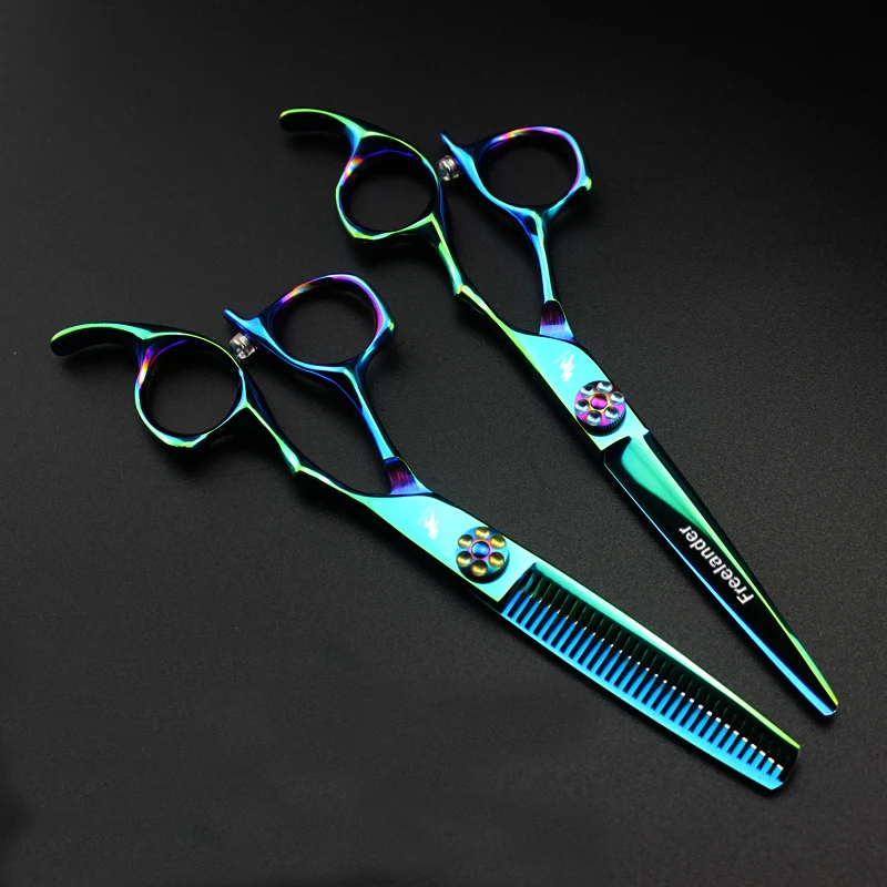Japanese hairdressing scissors 6 inch green hair scissors razor comb set professional hairdressing shears
Japanese hairdressing scissors 6 inch green hair scissors razor comb set professional hairdressing shears