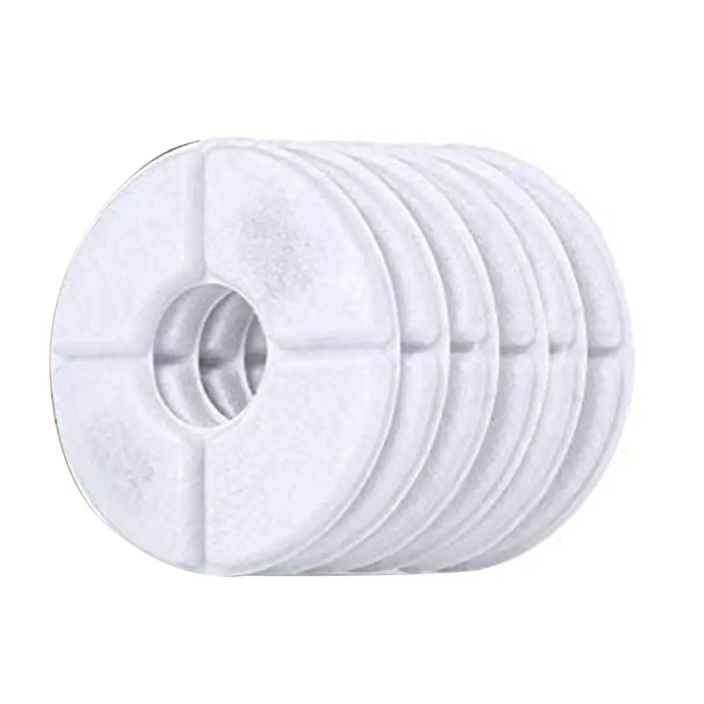 6Pcs Activated Carbon Filter Cat Dog Water Fountain Replacement Accessories Pet Drinking Fountain Round Water Dispenser Filters
6Pcs Activated Carbon Filter Cat Dog Water Fountain Replacement Accessories Pet Drinking Fountain Round Water Dispenser Filters