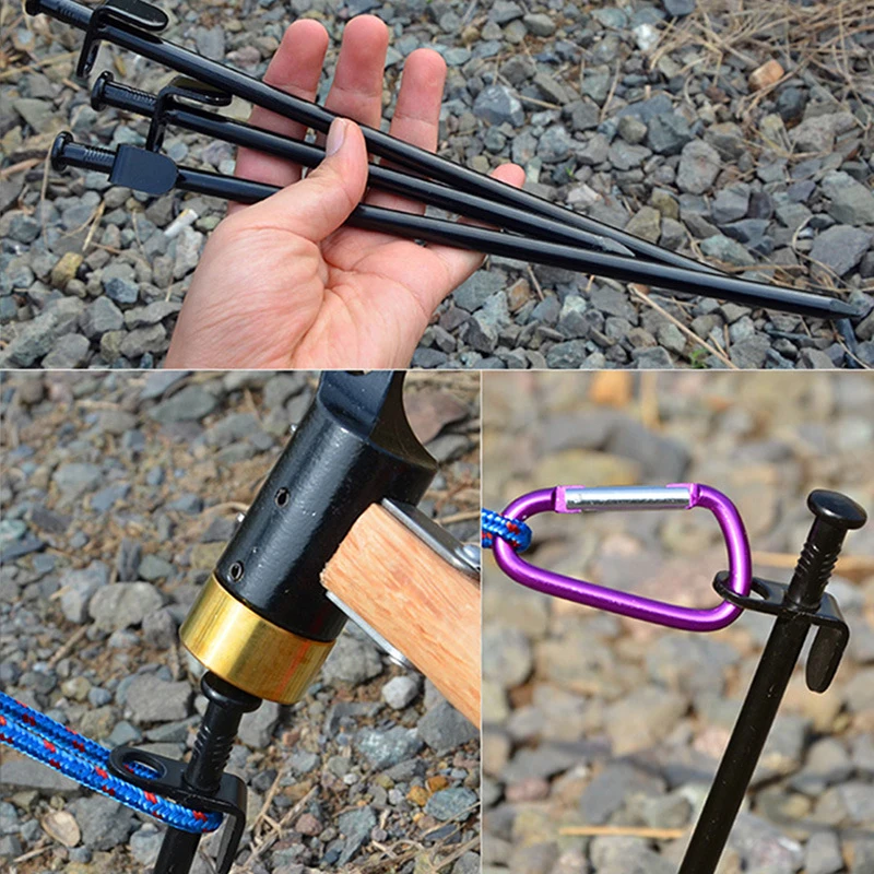 20/30/40CM Forging Tent Pegs Black Heavy Duty Cast Iron Nail Outdoor Hiking Camping Awning Canopy Tent Pegs Hiking Accessories
20/30/40CM Forging Tent Pegs Black Heavy Duty Cast Iron Nail Outdoor Hiking Camping Awning Canopy Tent Pegs Hiking Accessories