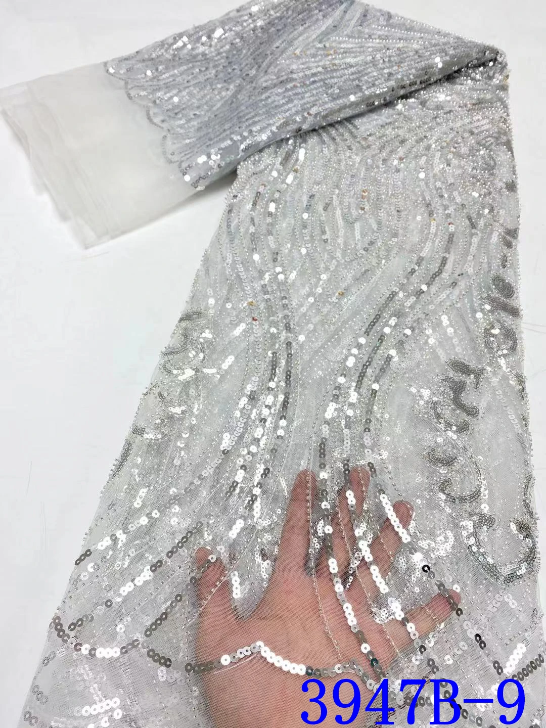 XIYA новые серебряные африканские специальные бусины кружевная ткань 2021 высококачественные кружева Нигерия французская сетчатая кружевная ...
XIYA новые серебряные африканские специальные бусины кружевная ткань 2021 высококачественные кружева Нигерия французская сетчатая кружевная ...