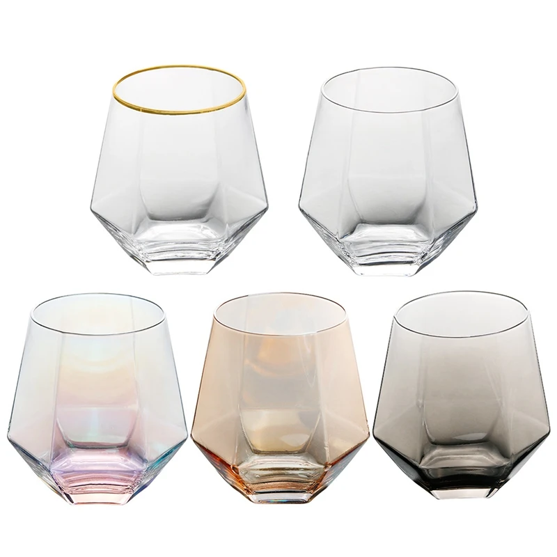 Geometry Whiskey Glass Diamond Crystal Glass Cup Golden Rim Transparent Coffee Milk Tea Mug Home Bar Drinkware Couple Gifts
Geometry Whiskey Glass Diamond Crystal Glass Cup Golden Rim Transparent Coffee Milk Tea Mug Home Bar Drinkware Couple Gifts