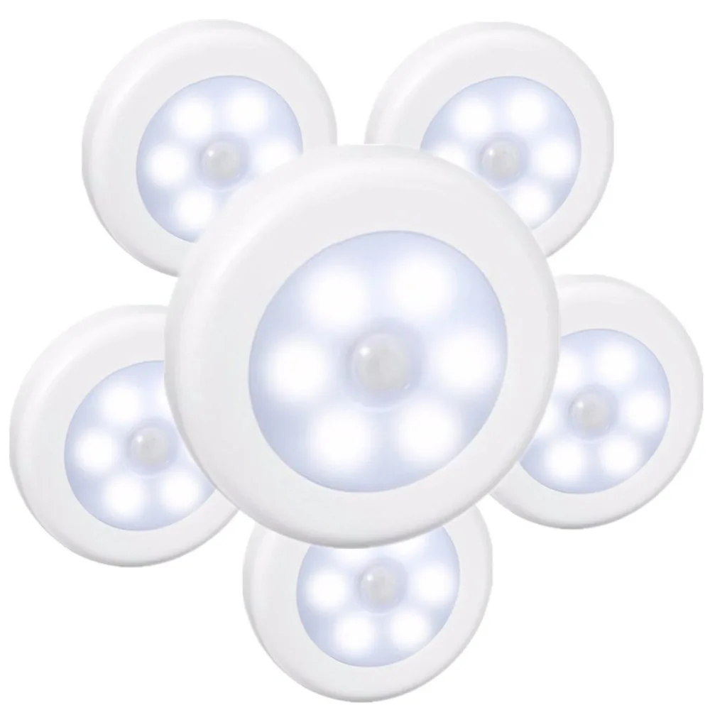 4/5/6/8/10pcs LED Infrared PIR Motion Sensor Battery Powered 6 led Night Light Wireless Detector Wall Lamp for Closet Cabinet
4/5/6/8/10pcs LED Infrared PIR Motion Sensor Battery Powered 6 led Night Light Wireless Detector Wall Lamp for Closet Cabinet