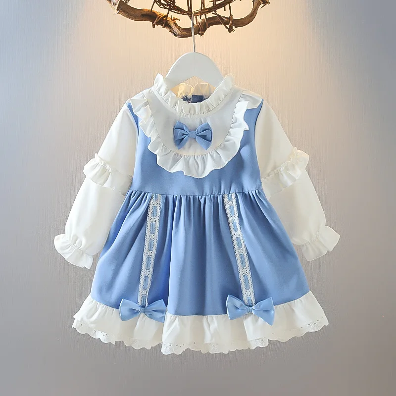 Girls Bow Dress For New Year 2022 Spring And Autumn New Style Little Girl Lace Princess Dress Baby Sweet Skirt
Girls Bow Dress For New Year 2022 Spring And Autumn New Style Little Girl Lace Princess Dress Baby Sweet Skirt