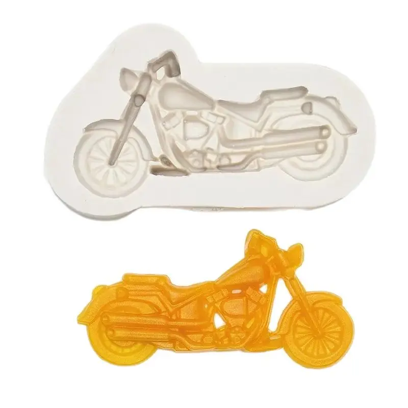 Cool Motorcycle Epoxy Resin Silicone Mold for DIY Handmade Ornaments Plaster Candle Jewelry Kids Toys Key Chain Fondant Mould 
Cool Motorcycle Epoxy Resin Silicone Mold for DIY Handmade Ornaments Plaster Candle Jewelry Kids Toys Key Chain Fondant Mould