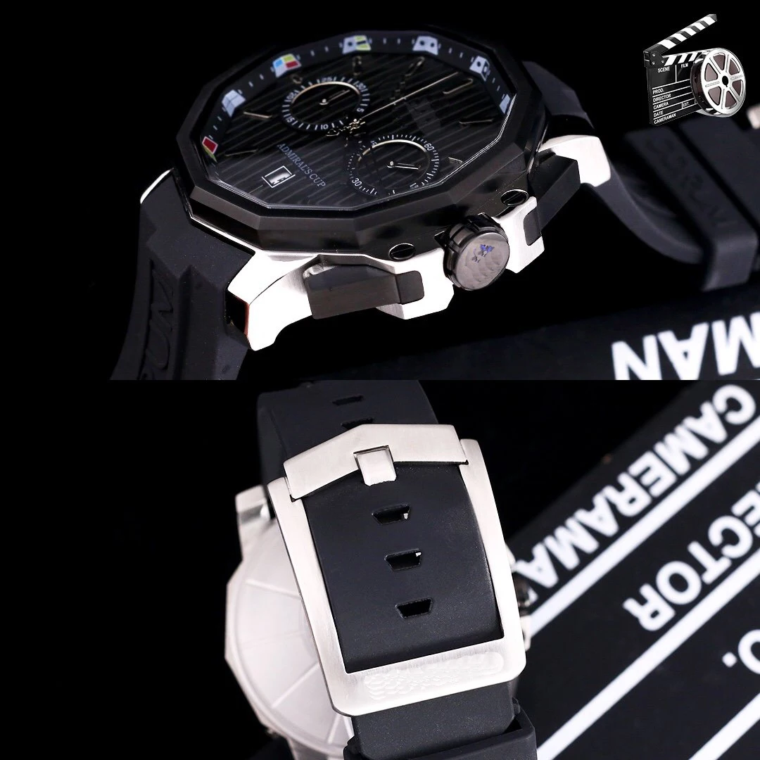 Luxury Brand New Men Black Rubber Stainless Steel Japanese Quartz Chronograph Rose Gold Grey Admiral's Cup Sapphire Sport Watch
Luxury Brand New Men Black Rubber Stainless Steel Japanese Quartz Chronograph Rose Gold Grey Admiral's Cup Sapphire Sport Watch