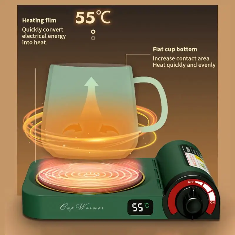220V Cup Heater Coffee Mug Warmer Timer Heating Coaster Smart Thermostatic Heating Pad Hot Plate Hot Milk Coffee Cup Warmer
220V Cup Heater Coffee Mug Warmer Timer Heating Coaster Smart Thermostatic Heating Pad Hot Plate Hot Milk Coffee Cup Warmer