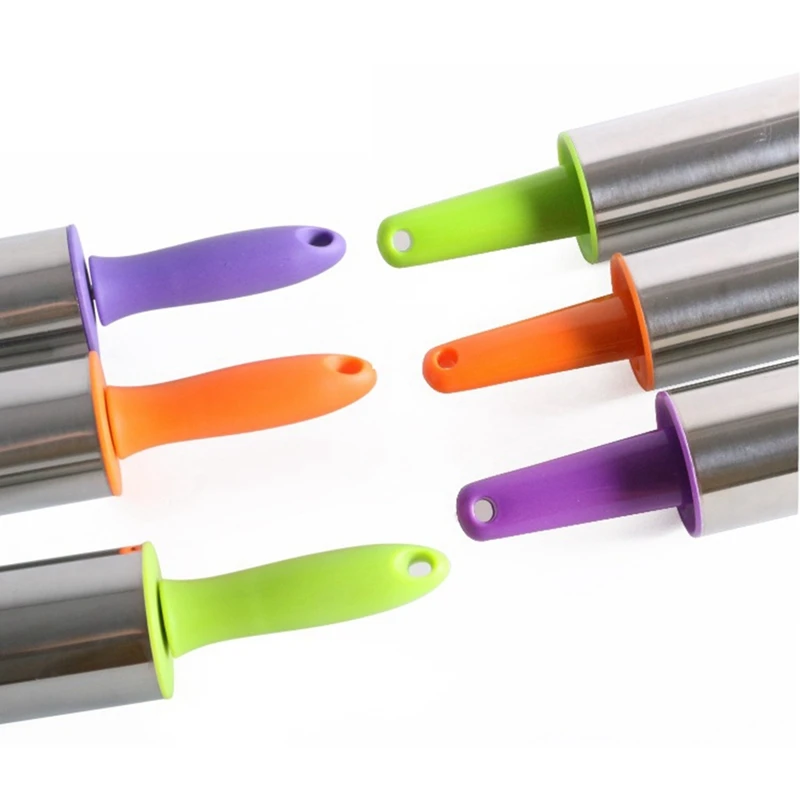 Stainless Steel Rolling Pin Non Stick Pastry Roller Dough RollerHandles Bakers Cookie & Pastry Dough and Dough Bakeware
Stainless Steel Rolling Pin Non Stick Pastry Roller Dough RollerHandles Bakers Cookie & Pastry Dough and Dough Bakeware