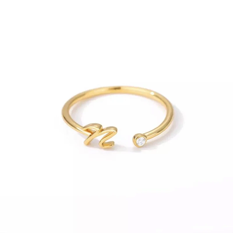 26 letter stainless steel ring with diamonds European and American hip hop fashion trend jewelry gifts for girlfriend
26 letter stainless steel ring with diamonds European and American hip hop fashion trend jewelry gifts for girlfriend