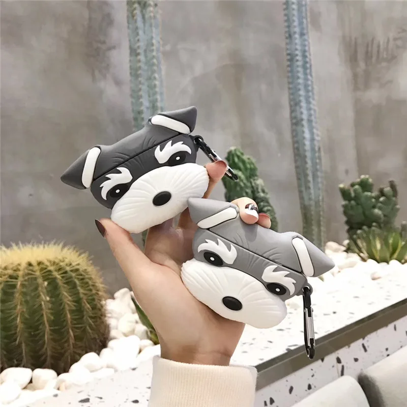 For Airpods Pro Case Schnauzer Dog Cartoon Soft Silicone Wireless Earphone Cases For Apple Airpod Pro Case Cute Cover Funda
For Airpods Pro Case Schnauzer Dog Cartoon Soft Silicone Wireless Earphone Cases For Apple Airpod Pro Case Cute Cover Funda