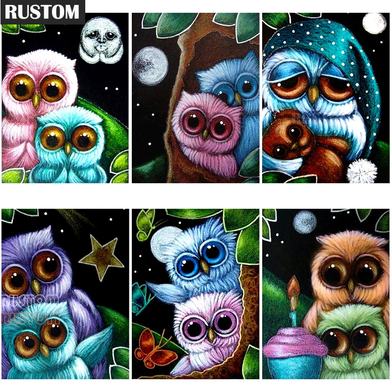 DIY 5D Diamond Paintings Full Round Resin Cartoon OwlDiamond Embroidery Animal Diamond Mosaic Picture Art Rhinestones Home Decor
DIY 5D Diamond Paintings Full Round Resin Cartoon OwlDiamond Embroidery Animal Diamond Mosaic Picture Art Rhinestones Home Decor