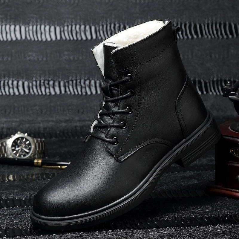 Plus Size 37-50 Natural Leather Men Boots Winter Warm Handmade Business Snow Footwear Male Genuine Leather Luxury Men's Shoes
Plus Size 37-50 Natural Leather Men Boots Winter Warm Handmade Business Snow Footwear Male Genuine Leather Luxury Men's Shoes