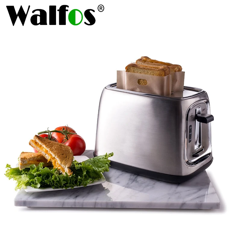 Walfos 3 Pieces 16*16.5CM Heat Resistant Non Stick Toast Bread Bags Bread Grill Microwave Bags Reusable Toaster Bags
Walfos 3 Pieces 16*16.5CM Heat Resistant Non Stick Toast Bread Bags Bread Grill Microwave Bags Reusable Toaster Bags