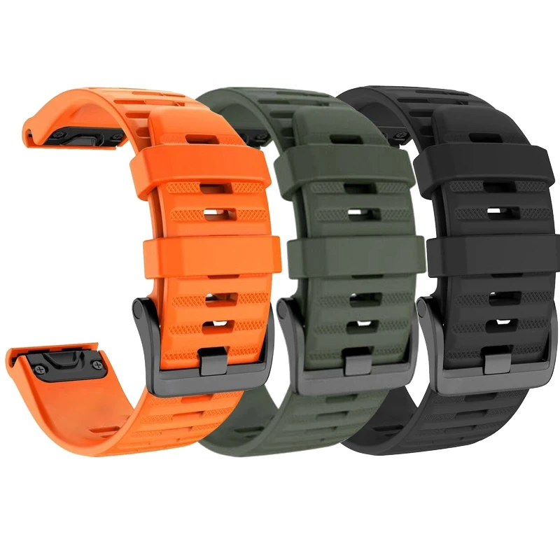Ремешок для смарт-часов Garmin Fenix 6pro 6S 6X 5X 5plus 3 3HR D2 Forerunner 935 945, быстросъемный силиконовый браслет
Ремешок для смарт-часов Garmin Fenix 6pro 6S 6X 5X 5plus 3 3HR D2 Forerunner 935 945, быстросъемный силиконовый браслет