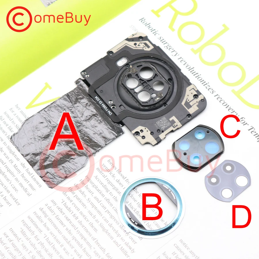 Оригинальный новый стеклянный объектив задней камеры для Xiaomi Mi 10T Lite, стеклянный объектив для камеры с рамкой, держателем, Безель, кольцо + кр...
Оригинальный новый стеклянный объектив задней камеры для Xiaomi Mi 10T Lite, стеклянный объектив для камеры с рамкой, держателем, Безель, кольцо + кр...