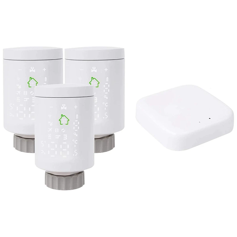 Термостат с Wi-Fi-клапаном, термостатический обогреватель, работает с Google-Home Alexa Voice & APP Remote Control
Термостат с Wi-Fi-клапаном, термостатический обогреватель, работает с Google-Home Alexa Voice & APP Remote Control